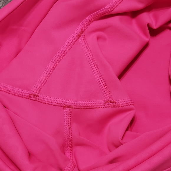 Zyia Hot Pink Leopard Light n Tight Hi-Rise Animal Print Leggings Sz 4 - Picture 10 of 10